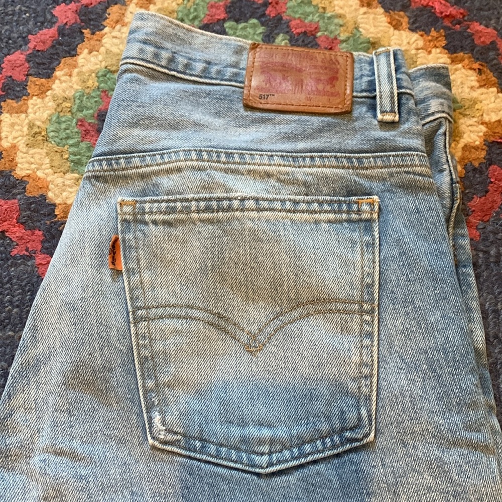 Levi's 517 Vintage Wash Cropped Jeans